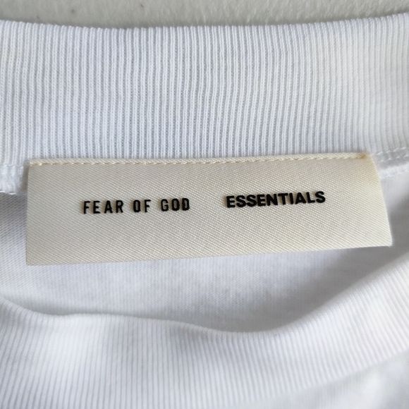 FEAR OF GOD  Essentials Classic Tee L Men's Oversized Shirt Bright White - Picture 5 of 9